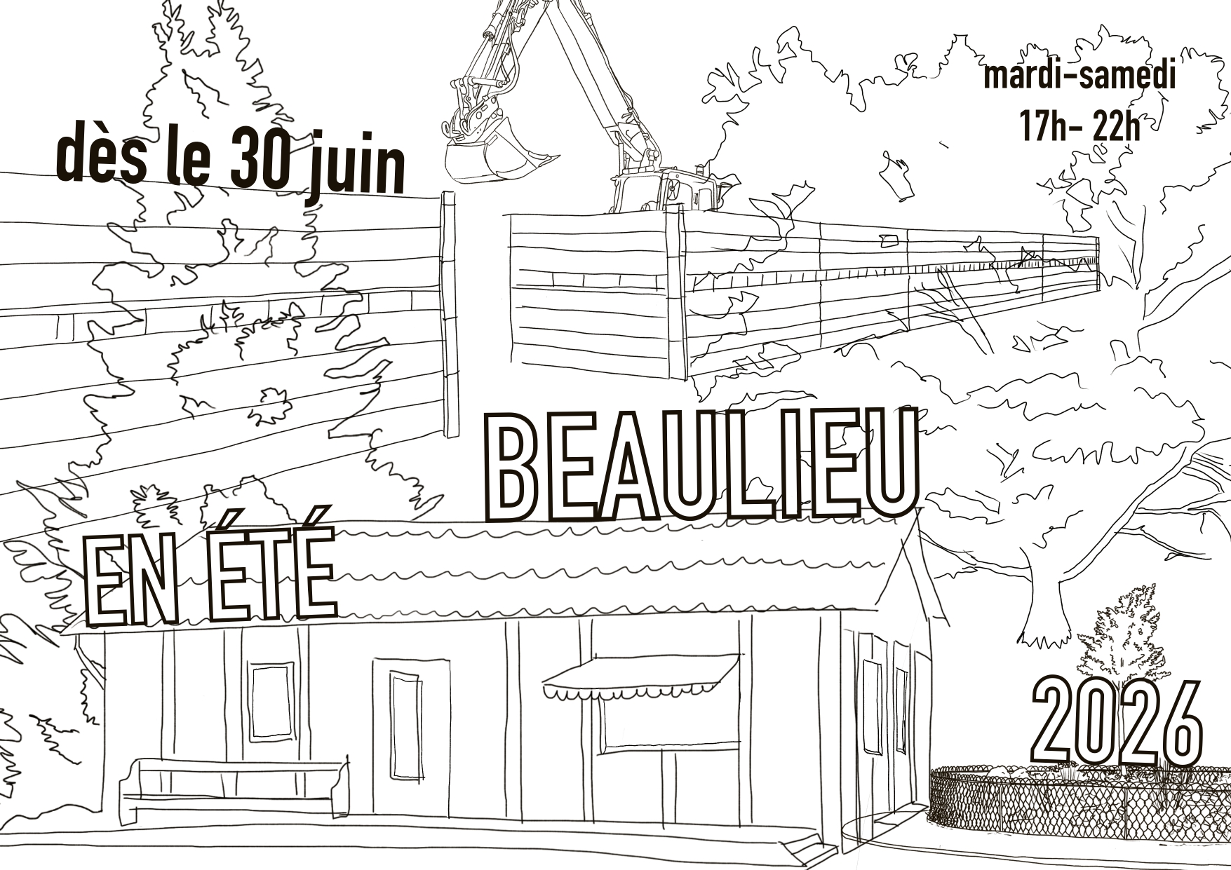Buvette de Beaulieu en été 2026